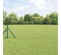 Bucmath Clôture européenne montée au sol 10 x 0,6 m en acier revêtu de PVC avec brise-vue, protection contre le vent et grille robuste pour jardin, terrasse, balcon, terrain, chien et chat