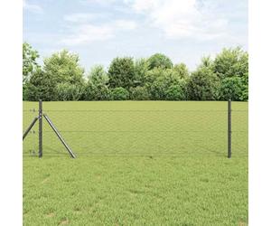 Bucmath Clôture hexagonale grise 0,4 x 10 m en PVC résistant aux intempéries pour jardin, terrasse, balcon, parcelle, montage facile, design stable, idéale pour l'intimité, la protection contre le