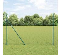 Bucmath Clôture hexagonale montée au sol, 100 x 1,6 m, grise, filet pour jardin, terrasse, balcon, brise-vue, pare-vent, éléments de clôture avec poteaux