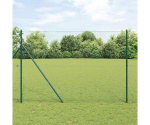 Bucmath Clôture hexagonale verte 1,5 x 10 m en PVC durable résistant aux intempéries avec brise-vue pour jardin, terrasse, balcon et terrain - Montage facile, délimitation élégante et intimité