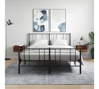 Bucmath Lot de 2 tables de chevet murales en bois de chêne fumé, 35 x 35 x 20 cm, design flottant, espace de rangement compact pour chambre à coucher, salon