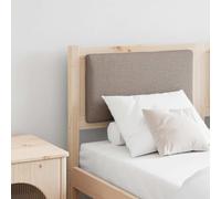 Bucmath Tête de lit en pin massif marron 140 cm, mat, respirant, durable, pour chambre à coucher, montage mural, sans rembourrage, tête de lit uniquement, panneau arrière en aggloméré