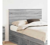 Bucmath Tête de lit Sonoma Gris 120 cm Tête de lit moderne en bois - Design durable - Montage facile - Élégance simple pour chambre à coucher