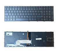 Bucom Clavier pour HP ProBook 650 655 G4 G5 450 455 470 G5 avec rétroéclairage noir