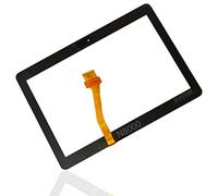 Bucom Ecran vitre vitre Tactile Noir Compatible avec Samsung Galaxy Note 10.1 N8000/N8010