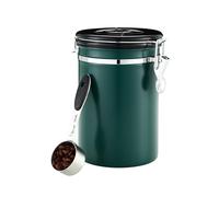 BUCOMTU Boîte café inox 1,8 L avec dateur et cuillère