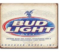 Bud Light Retro Anheuser Busch Budweiser Advertising Wall Decor Metal Tin Sign Vintage TIN Sign 7.8 * 11.8 inch(L * W)