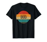Bud Limited Edition Vintage Retro Sunset Graphic Homme T-Shirt