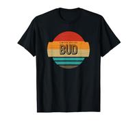 Bud Limited Edition Vintage Retro Sunset Graphic Homme T-Shirt Graphique avec Valeur