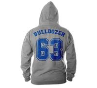 Bud Spencer Bulldozer 63 Sweat à capuche pour homme Gris - Gris - XXXXX-Large