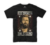 Bud Spencer - T-shirt Legend. - Noir - Taille Unique