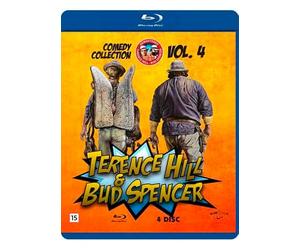Bud Spencer & Terence Hill Comedy Collection 4 - 4-Disc Set ( Buddy Goes West / Troublemakers / God Forgives... I Don't! / Today We Kill, To [ Origine Danoise, Sans Langue Francaise ] (Blu-Ray)