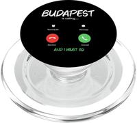 Budapest Appelle et Je Dois partir en Hongrie en Voyage PopSockets PopGrip pour MagSafe