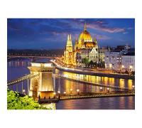 Budapest at Night - 1000(50x70cm)-Piece Adult Jigsaw Puzzle - Family Game Wall Decoration Gift for Adults and Children