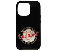 Budapest Design Hongrie Vintage Parlement Souvenir Coque pour iPhone 13 Pro