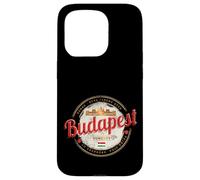 Budapest Design Hongrie Vintage Parlement Souvenir Coque pour iPhone 15 Pro
