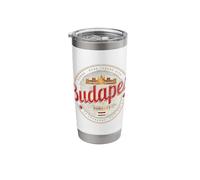 Budapest Design Hongrie Vintage Parlement Souvenir Gobelet isotherme en acier inoxydable double paroi