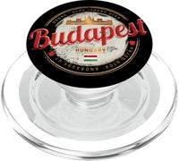 Budapest Design Hongrie Vintage Parlement Souvenir PopSockets PopGrip pour MagSafe