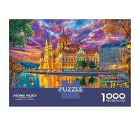 Budapest_ Hongrie Puzzle 1000 Piece pour Adultes Et Adolescents Âgés De 14 Ans Et Plus, Jeu De Défi Intellectuel Puzzles 70x50cm/1000pcs