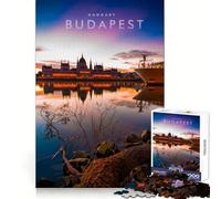 Budapest,Hongrie Puzzle de 1000 pièces pour Adolescents Un Passe-Temps idéal pour stimuler la réflexion et se détendre Bords précis Cadeau de Noël idéal (38x52cm)