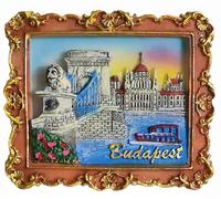 Budapest Hongrie Souvenirs de voyage 3D Aimant de réfrigérateur Décoration Aimant de réfrigérateur