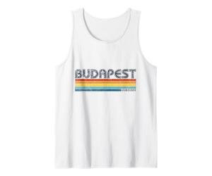 Budapest Hungary Retro Souvenirs Vacances Hongrie Débardeur