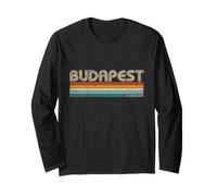Budapest Hungary Retro Souvenirs Vacances Hongrie Manche Longue
