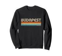 Budapest Hungary Retro Souvenirs Vacances Hongrie Sweatshirt