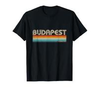 Budapest Hungary Retro Souvenirs Vacances Hongrie T-Shirt