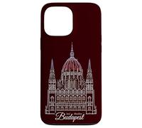Budapest, Parlement dessiné à la Main, Hongrie Coque pour iPhone 13 Pro Max