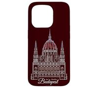 Budapest, Parlement dessiné à la Main, Hongrie Coque pour iPhone 15 Pro