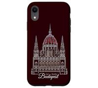 Budapest, Parlement dessiné à la Main, Hongrie Coque pour iPhone XR