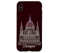 Budapest, Parlement dessiné à la Main, Hongrie Coque pour iPhone XS Max