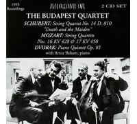 Budapest Quartet – Mozart n°16 K428 & n°17 K458 · Schubert n°14 D.810 – Import – Andromeda
