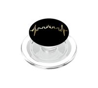 Budapest Skyline Battement de Cœur Hongrie J'aime Budapest PopSockets PopGrip pour MagSafe
