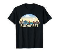 Budapest Skyline Hongrie Europe T-Shirt
