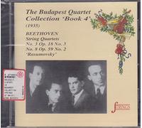 Budapest String Quartet - BeethovenQuartets 3 + 8
