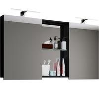 Budasi armoir de salle de bain avec miroir noir.
