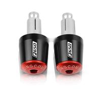 BUDDATE Universel pour BMW F650 Funduro F650CS BJ/Daker/ABS/SCARVER F650ST 22mm Accessoires Moto Poignées Guidon Extrémité Poignée Barre Bouchon Bouchon D'extrémité(Black Red)