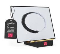 Buddha Board Peinture Le Set d'Art Original à l'Eau avec Pinceau Bambou & Support pour Méditation Pleine Conscience - Fournitures de Peinture & Zen Idéal pour Femme ou Homme