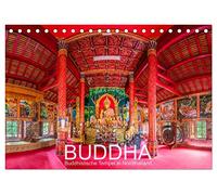 BUDDHA - Buddhistische Tempel in Nordthailand (Tischkalender 2026 DIN A5 quer), CALVENDO Monatskalender: Mystische Tempel des Buddhismus in Nordthailand
