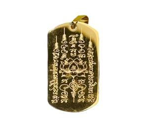 Buddha de pendentif bouddhiste, pendentif thaï,Ecriture Keynchain Pendant religieux | Bouddhism Keychain Charm pour femmes hommes, bénédiction des colliers d'