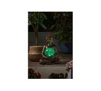 Smart Garden Products Figurine solaire Buddha Et Globe Solire 10 LED 35 x 26 x 23 cm Blanc chaud