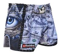 Buddha Fight Wear Pantalon rétro Premium Fantasy. Spécialement conçu pour l'entraînement et la compétition de kick boxing, Muay Thai, K1, boxe, multicolore, S