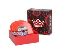 BUDDHA FIGHT WEAR Protège-dents premium pour adultes et enfants à partir de 12 ans, tous sports de contact (rouge-blanc)