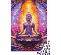 Buddha Statue Puzzle 1000 Pièces Educa Jouet en Bois Cadeau Unique Décoration Intérieure Jeu Éducatif Challenge Toy Adultes & Enfants des 14 Ans 1000pcs (38x26cm)