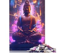 Buddha Statue Puzzle Imposible,desafío for Adults Juego Educativo 1000 Piezas Obra De Arte De Juego De Para Adultos Y Niños Mayores De 12 Años 1000pcs (38x26cm)
