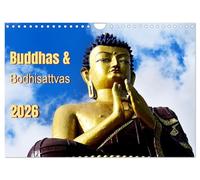 Buddhas & Bhodisattvas (Wandkalender 2026 DIN A4 quer), CALVENDO Monatskalender: Hier finden Sie Beispiele buddhistischer Kunst des tibetischen Kulturraumes