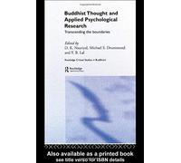 Buddhist Thought And Applied Psychological Research