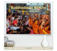 Buddhistische Mönche - das Leben für Buddha (hochwertiger Premium Wandkalender 2026 DIN A2 quer), Kunstdruck in Hochglanz: Aus Leid und ... eindrucksvolle Bilder buddhistischer Mönche.